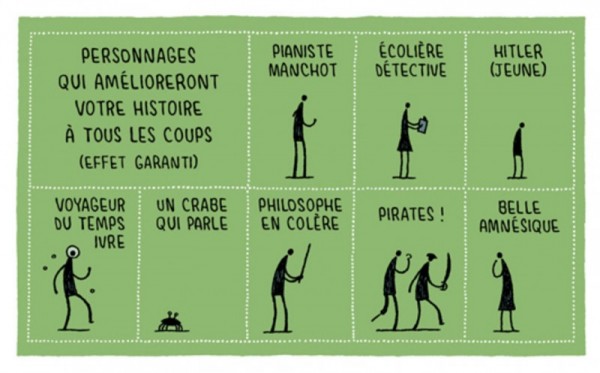 Vous êtes tous jaloux de mon Jetpack - Tom Gauld - Personnages