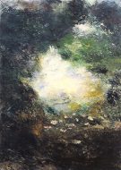 Peinture sur toile d'August Strindberg