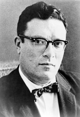 Isaac Asimov par Philip Leonian pour le "New York World Telegram and Sun" en 1965