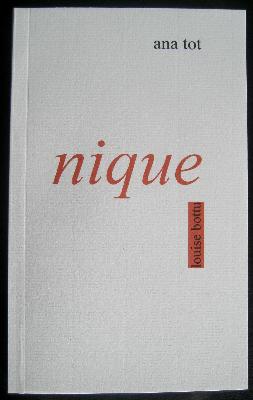 Couv - Ana Tot - Nique - Louise Bottu - Un dernier livre avant la fin du  monde