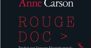Anne Carson Rouge Doc > couverture